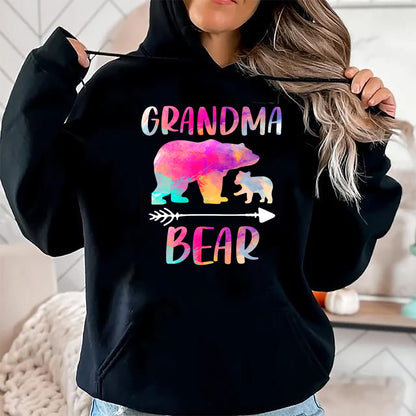 Best Grandma Shirt, Proud Grandma Unisex T-Shirt/Hoodie/Sweatshirt HLT00 - Bear Matching Family Outfits, Funny Grandma Bear T-Shirt