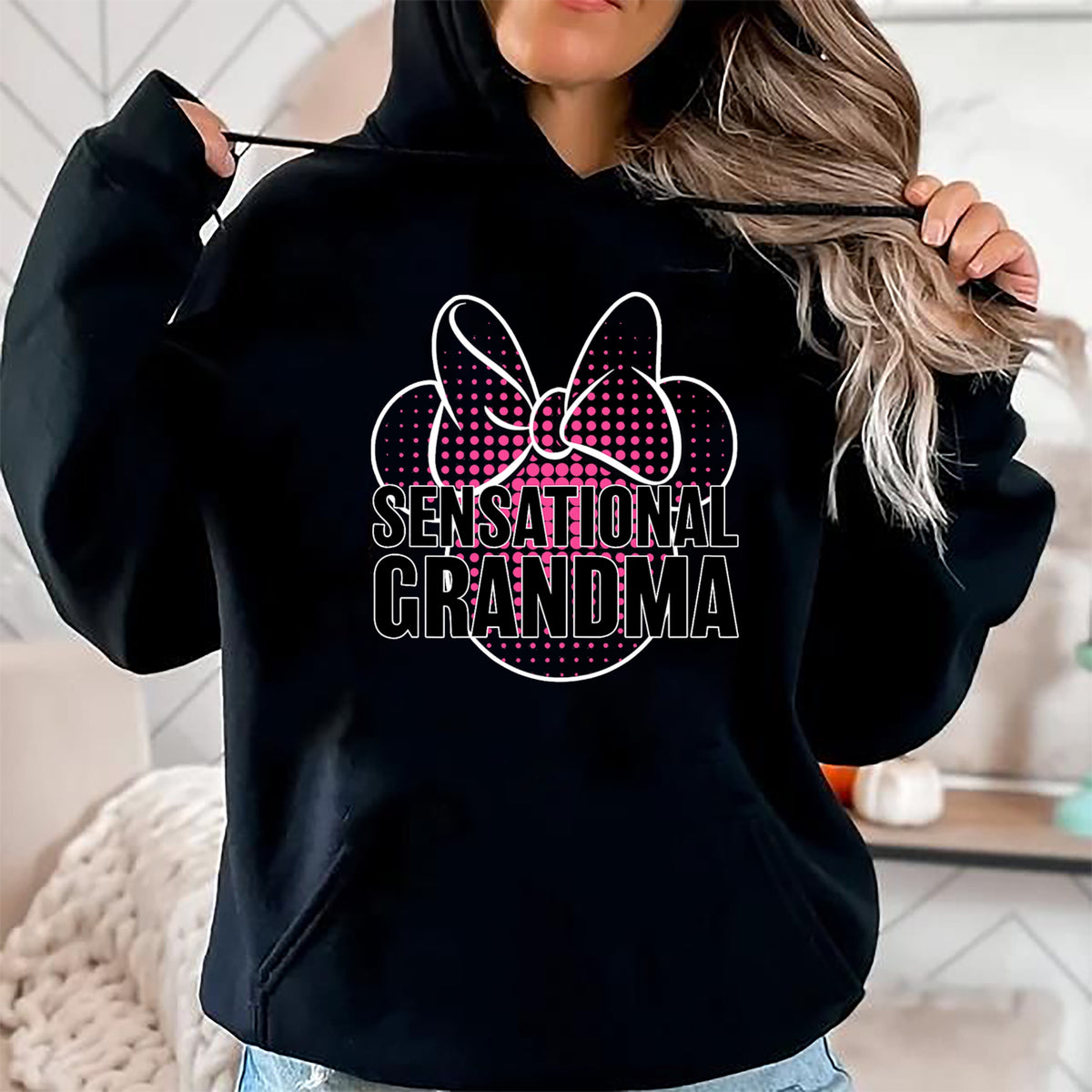 Best Grandma Shirt, Proud Grandma Unisex T-Shirt/Hoodie/Sweatshirt HLT00 - Disney Mickey And Friends Sensational Grandma T-Shirt