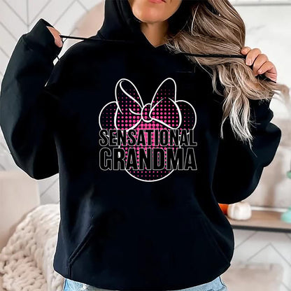 Best Grandma Shirt, Proud Grandma Unisex T-Shirt/Hoodie/Sweatshirt HLT00 - Disney Mickey And Friends Sensational Grandma T-Shirt