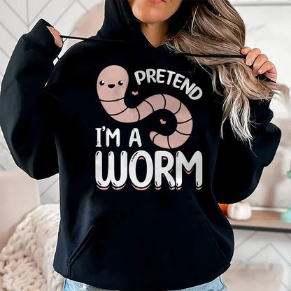 Best Farmer Life Shirt, Funny Farmer UnisexT-Shirt/Hoodie/Sweatshirt HLT00 - Compost Worms Worm Farmer Unisex-Adults Worm Lover Pretend I'm A Worm T-Shirt