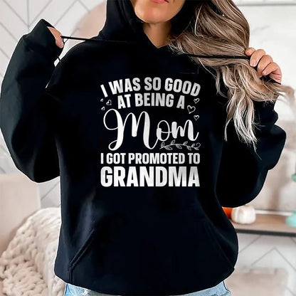 Best Grandma Shirt, Proud Grandma Unisex T-Shirt/Hoodie/Sweatshirt HLT00 - Grandma Art For Mom Women Grandmother Promoted To Grandma T-Shirt