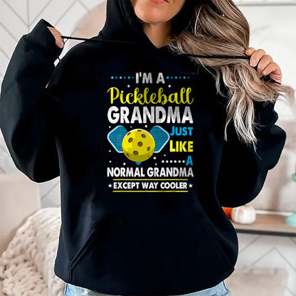 Best Grandma Shirt, Proud Grandma Unisex T-Shirt/Hoodie/Sweatshirt HLT00 - Funny Pickleball Grandma Pickleball Player T-Shirt