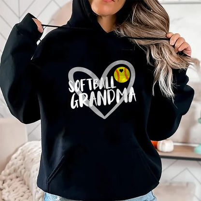 Best Grandma Shirt, Proud Grandma Unisex T-Shirt/Hoodie/Sweatshirt HLT00 - Softball Grandma T-Shirt