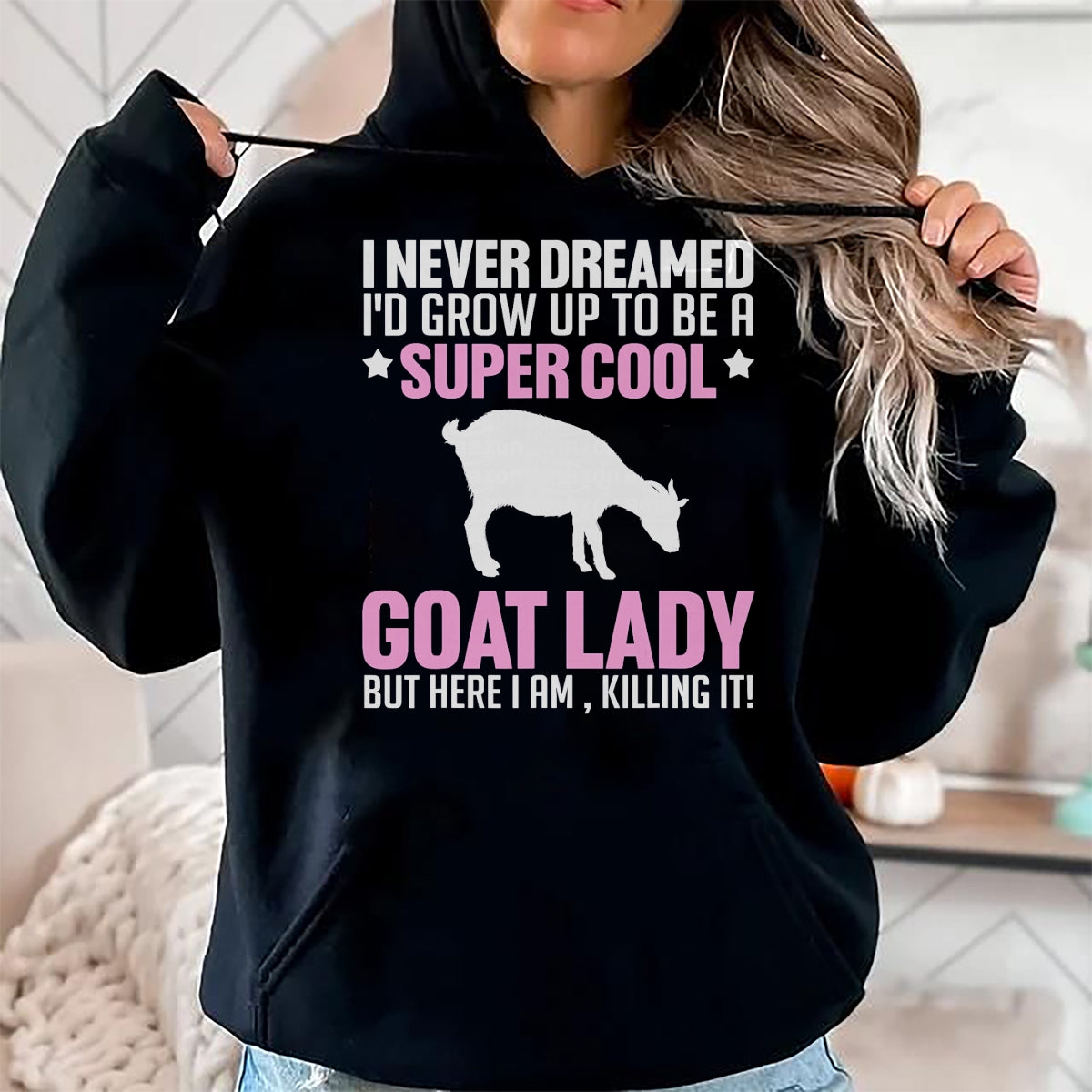 Best Farmer Life Shirt, Funny Farmer UnisexT-Shirt/Hoodie/Sweatshirt HLT00 - Cute Goat Art For Women Girls Kids Goat Lover Farm Whisperer T-Shirt