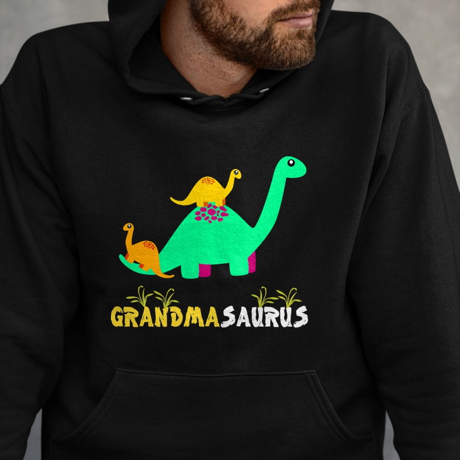 Best Grandma Shirt, Proud Grandma Unisex T-Shirt/Hoodie/Sweatshirt HLT00 - Grandmasaurus Grandma Disnosaur T-Shirt T-Shirt