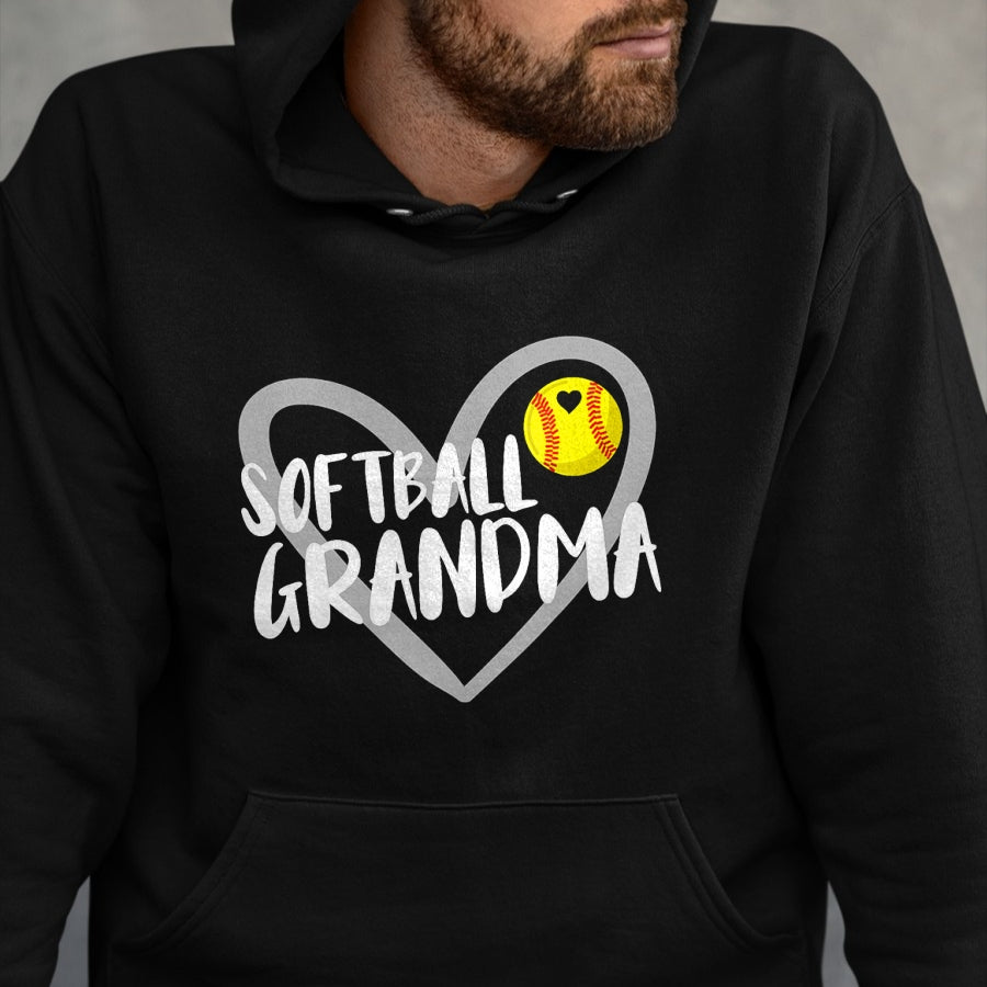 Best Grandma Shirt, Proud Grandma Unisex T-Shirt/Hoodie/Sweatshirt HLT00 - Softball Grandma T-Shirt
