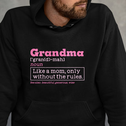 Best Grandma Shirt, Proud Grandma Unisex T-Shirt/Hoodie/Sweatshirt HLT00 - Grandma definition Long Sleeve T-Shirt