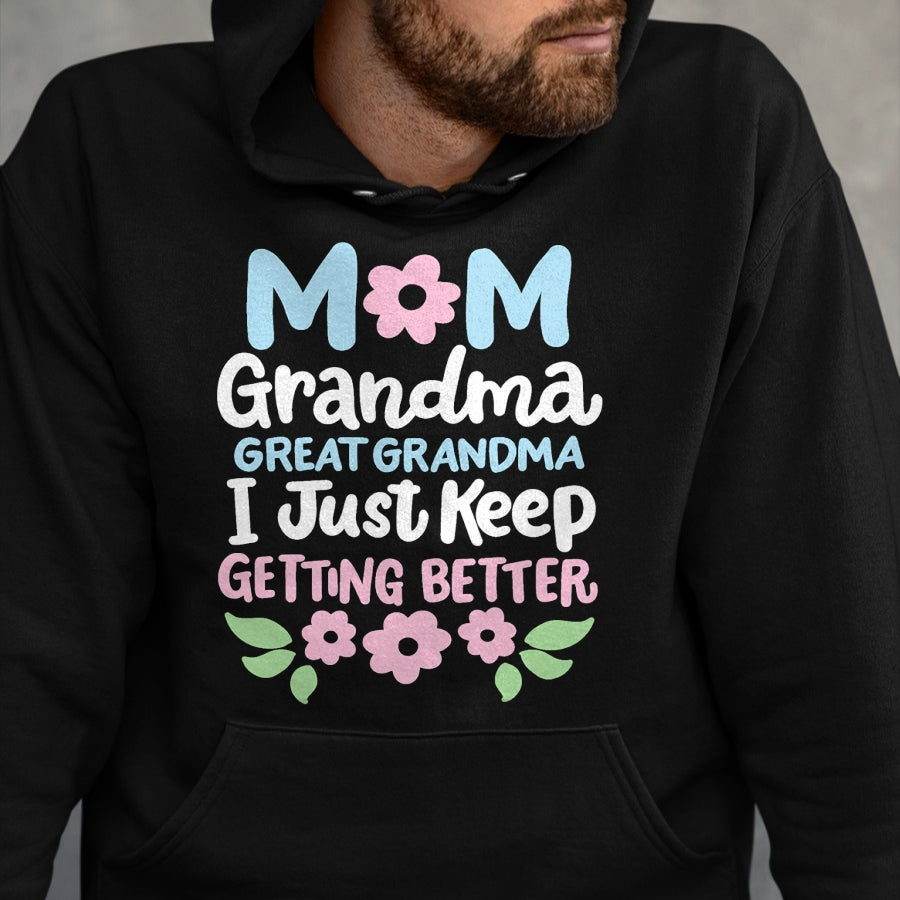Best Grandma Shirt, Proud Grandma Unisex T-Shirt/Hoodie/Sweatshirt HLT00 - Great Grandma Great Grandmother T-Shirt (1)