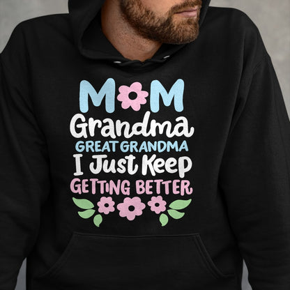 Best Grandma Shirt, Proud Grandma Unisex T-Shirt/Hoodie/Sweatshirt HLT00 - Great Grandma Great Grandmother T-Shirt (1)