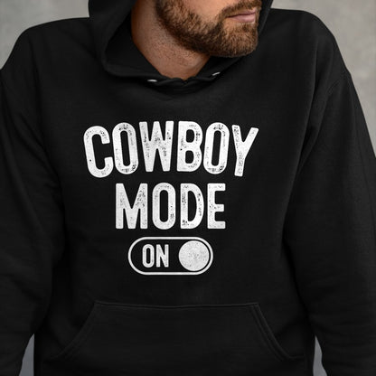 Best Farmer Life Shirt, Funny Farmer UnisexT-Shirt/Hoodie/Sweatshirt HLT00 - Cowboy Mode On Costume Funny Farmer Rodeo Gift Rancher T-Shirt