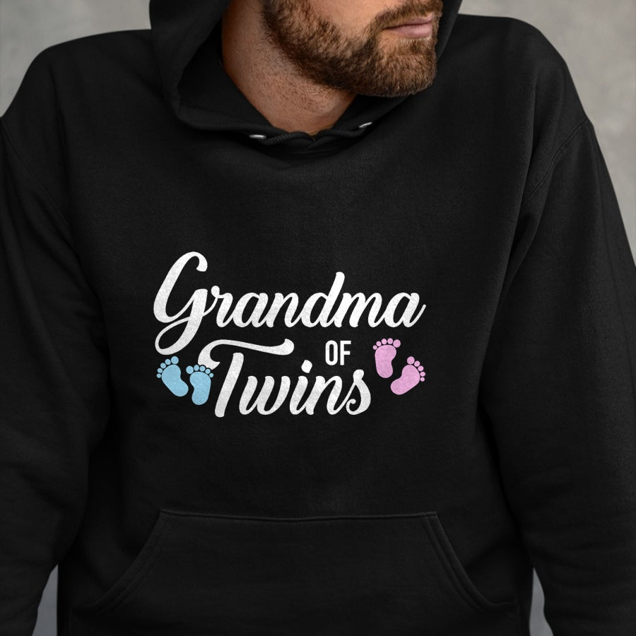 Best Grandma Shirt, Proud Grandma Unisex T-Shirt/Hoodie/Sweatshirt HLT00 - Grandma of twins T-Shirt
