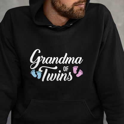 Best Grandma Shirt, Proud Grandma Unisex T-Shirt/Hoodie/Sweatshirt HLT00 - Grandma of twins T-Shirt