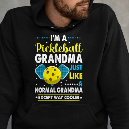 Best Grandma Shirt, Proud Grandma Unisex T-Shirt/Hoodie/Sweatshirt HLT00 - Funny Pickleball Grandma Pickleball Player T-Shirt