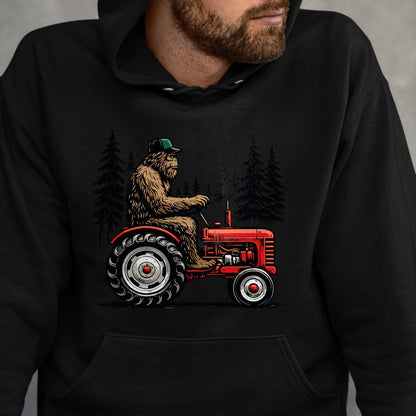 Best Farmer Life Shirt, Funny Farmer UnisexT-Shirt/Hoodie/Sweatshirt HLT00 - Bigfoot Tractor Farming Funny Farmer Sasquatch Lovers T-Shirt
