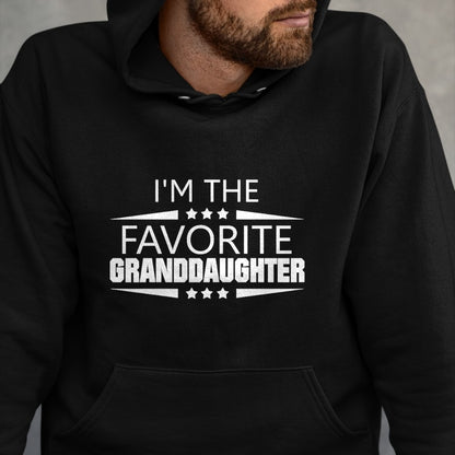 Best Grandma Shirt, Proud Grandma Unisex T-Shirt/Hoodie/Sweatshirt HLT00 - I'm The Favorite Granddaughter T-Shirt