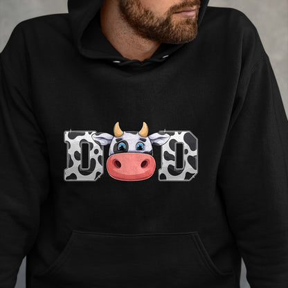 Best Farmer Life Shirt, Funny Farmer UnisexT-Shirt/Hoodie/Sweatshirt HLT00 - Dad Cow Print Cowboy Animal Pattern Farmer Cow Father Dad T-Shirt