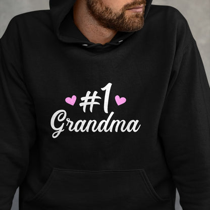 Best Grandma Shirt, Proud Grandma Unisex T-Shirt/Hoodie/Sweatshirt HLT00 - Number one No. 1 best grandma T-Shirt