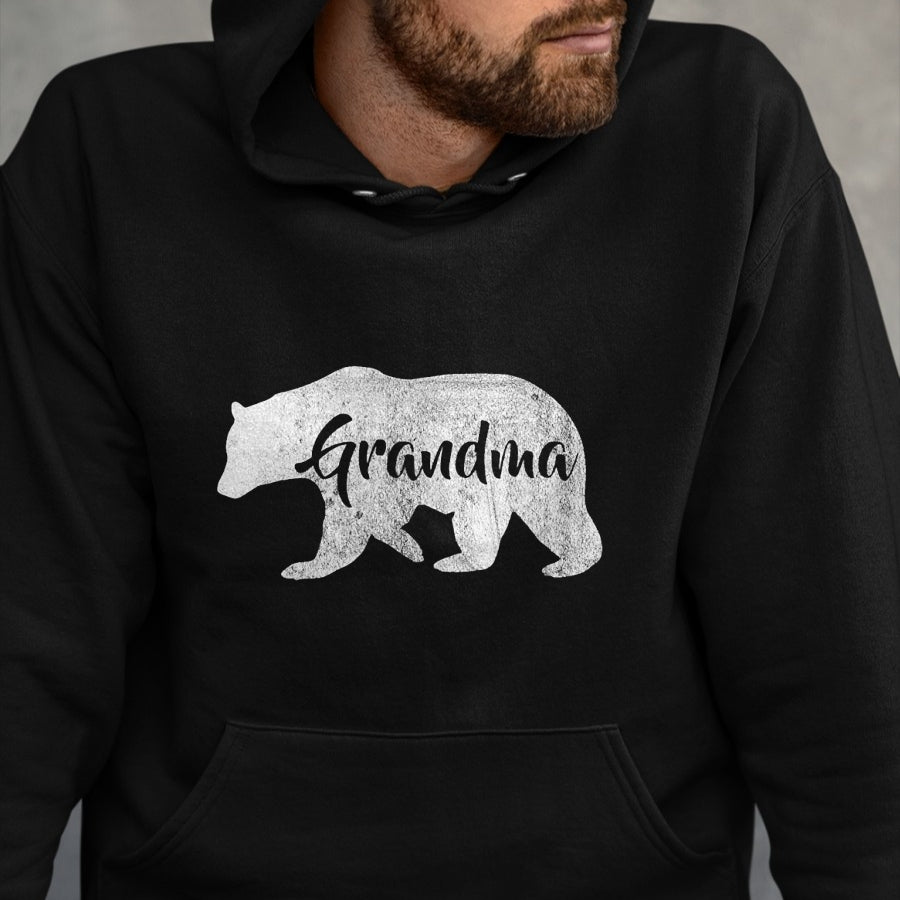 Best Grandma Shirt, Proud Grandma Unisex T-Shirt/Hoodie/Sweatshirt HLT00 - Women's Grandma Bear T-Shirt Outdoors Family Tee for Grandma T-Shirt