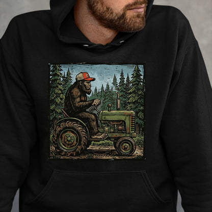 Best Farmer Life Shirt, Funny Farmer UnisexT-Shirt/Hoodie/Sweatshirt HLT00 - Bigfoot Sasquatch Tractor Funny Farm Farmer Men Women Kids T-Shirt