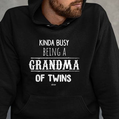 Best Grandma Shirt, Proud Grandma Unisex T-Shirt/Hoodie/Sweatshirt HLT00 - Busy Grandma of Twins T-Shirt, Funny Grandmother Gift Tees T-Shirt