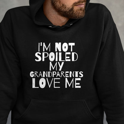 Best Grandma Shirt, Proud Grandma Unisex T-Shirt/Hoodie/Sweatshirt HLT00 - Im Not Spoiled My Grandparents Love Me child mamaw T Shirt T-Shirt
