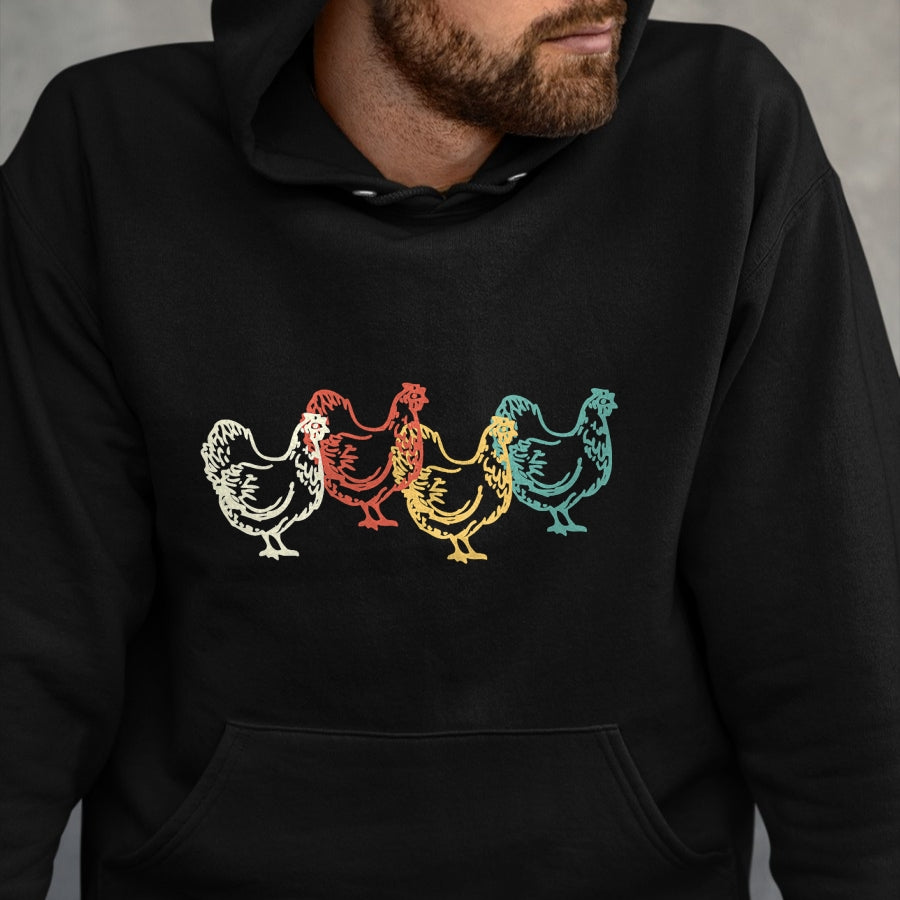 Best Farmer Life Shirt, Funny Farmer UnisexT-Shirt/Hoodie/Sweatshirt HLT00 - Chicken Vintage T Shirt Funny Poultry Farmer Gifts Tee Man W T-Shirt
