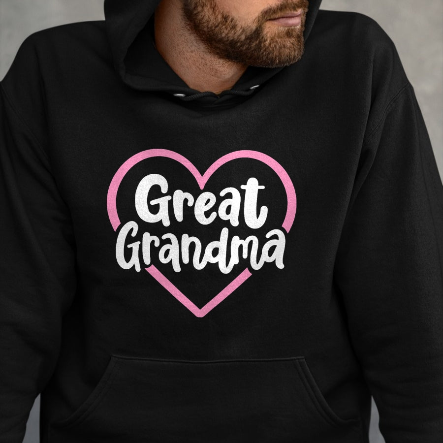 Best Grandma Shirt, Proud Grandma Unisex T-Shirt/Hoodie/Sweatshirt HLT00 - Great Grandma Great Grandmother T-Shirt