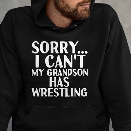 Best Grandma Shirt, Proud Grandma Unisex T-Shirt/Hoodie/Sweatshirt HLT00 - Grandpa Grandma  My Grandson Has Wrestling T-Shirt