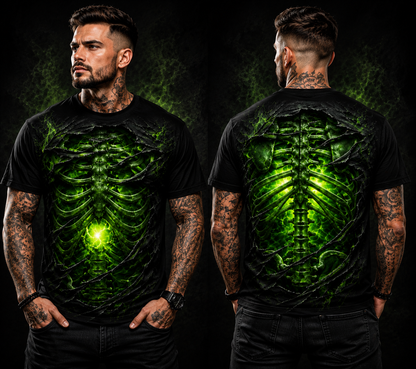 3D Skeleton T-Shirt - SHIRT FOR MEN - LUNA00 (SKU3D2608-234)