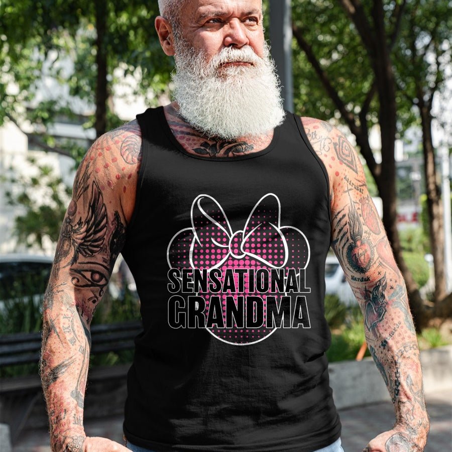 Best Grandma Shirt, Proud Grandma Unisex T-Shirt/Hoodie/Sweatshirt HLT00 - Disney Mickey And Friends Sensational Grandma T-Shirt