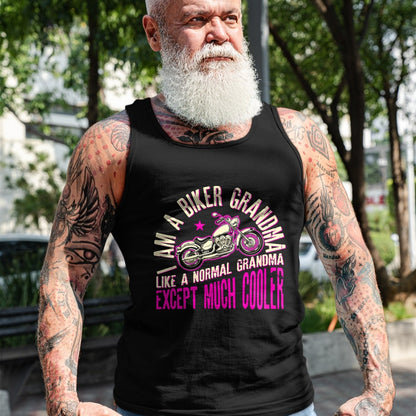 Best Grandma Shirt, Proud Grandma Unisex T-Shirt/Hoodie/Sweatshirt HLT00 - I Am A Biker Grandma Motorcyle Quote For Women T-Shirt
