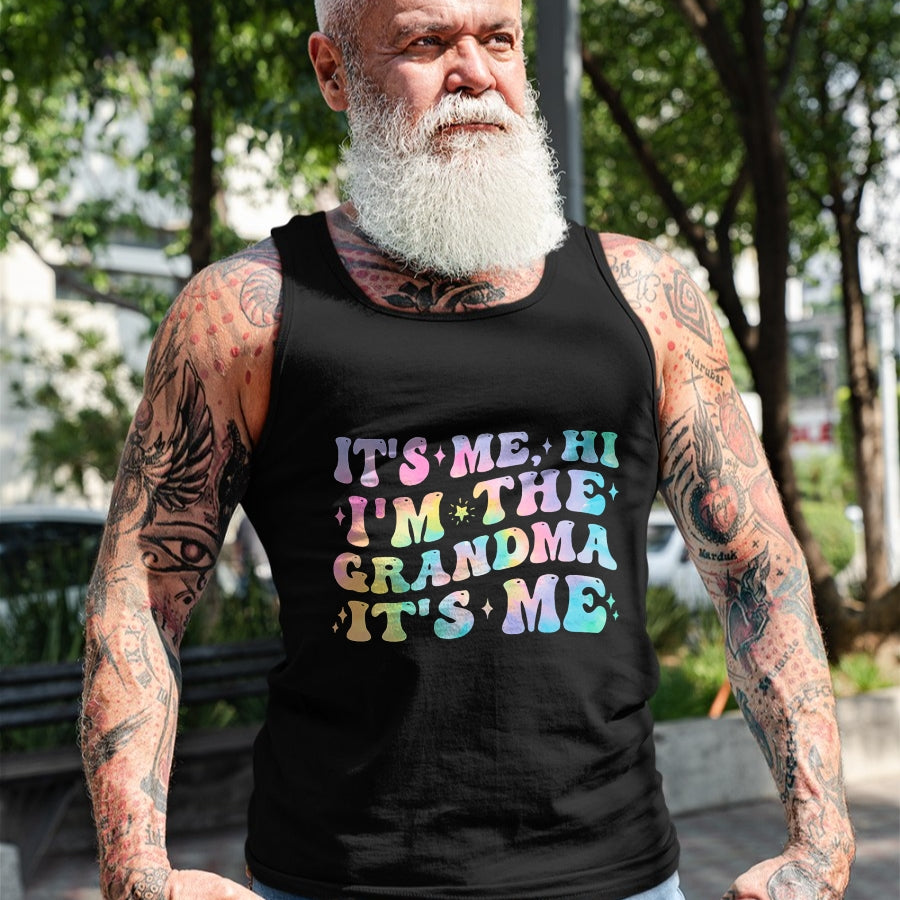 Best Grandma Shirt, Proud Grandma Unisex T-Shirt/Hoodie/Sweatshirt HLT00 - It's Me Hi I'm The Grandma Birthday Gifts Mother's Day Women T-Shirt