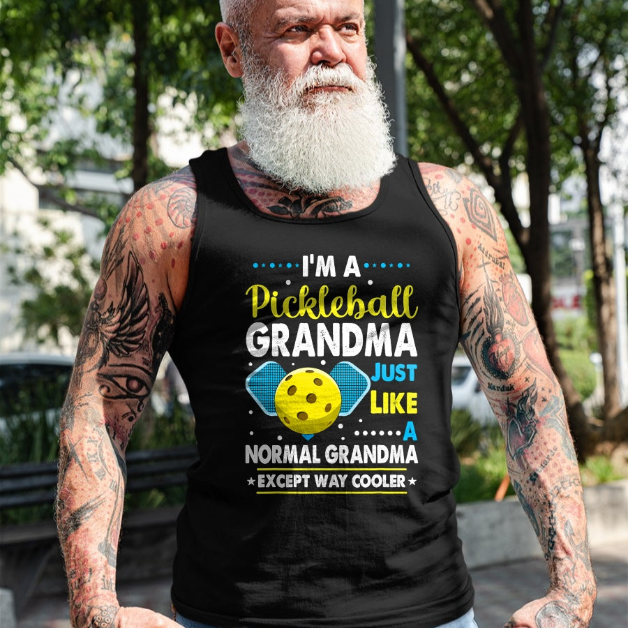 Best Grandma Shirt, Proud Grandma Unisex T-Shirt/Hoodie/Sweatshirt HLT00 - Funny Pickleball Grandma Pickleball Player T-Shirt