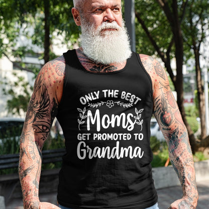 Best Grandma Shirt, Proud Grandma Unisex T-Shirt/Hoodie/Sweatshirt HLT00 - Grandma Art For Women Mom Promoted To Grandmother Grandma T-Shirt (1)