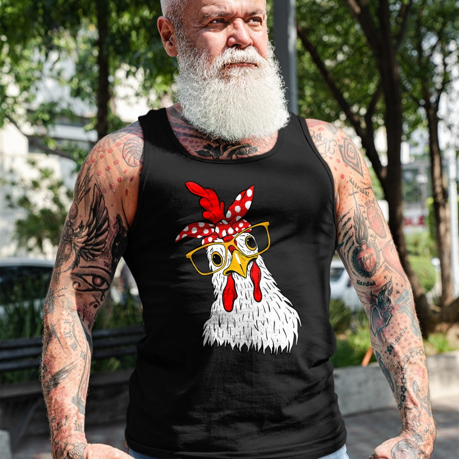 Best Farmer Life Shirt, Funny Farmer UnisexT-Shirt/Hoodie/Sweatshirt HLT00 - Chicken Bandana Girl - Poultry Owner Rancher Farmer Backyard T-Shirt