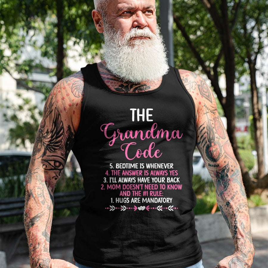Best Grandma Shirt, Proud Grandma Unisex T-Shirt/Hoodie/Sweatshirt HLT00 - The Grandma Code Granny Grandmother Grandparent T-Shirt