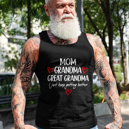 Best Grandma Shirt, Proud Grandma Unisex T-Shirt/Hoodie/Sweatshirt HLT00 - Gifts for Grandma from Grandkids Mom Grandma Great Grandma T-Shirt