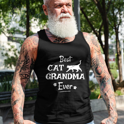 Best Grandma Shirt, Proud Grandma Unisex T-Shirt/Hoodie/Sweatshirt HLT00 - Best Cat Grandma Ever T Shirt Novelty Gift From Cat Shirt T-Shirt (1)