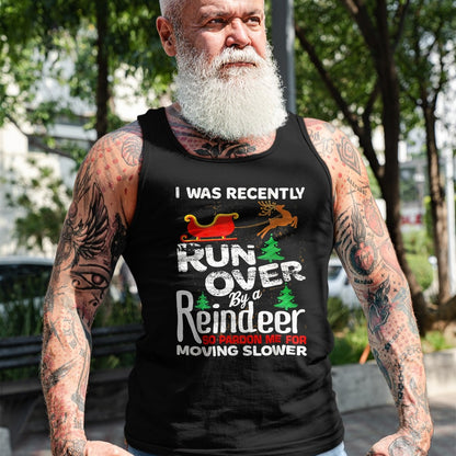 Best Grandma Shirt, Proud Grandma Unisex T-Shirt/Hoodie/Sweatshirt HLT00 - Grandma Got Run Over By A Reindeer Christmas So Pardon Me T-Shirt