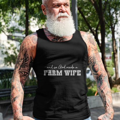 Best Farmer Life Shirt, Funny Farmer UnisexT-Shirt/Hoodie/Sweatshirt HLT00 - and So God Made A Farm Wife Women Girl Funny Farmer T-Shirt