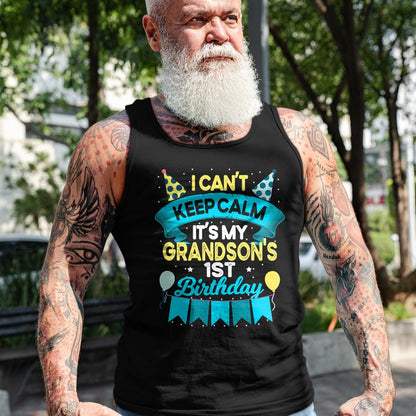 Best Grandma Shirt, Proud Grandma Unisex T-Shirt/Hoodie/Sweatshirt HLT00 - 1 Years Old Grandson Gift It's My Grandson 1st Birthday T-Shirt