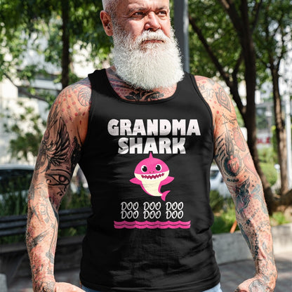 Best Grandma Shirt, Proud Grandma Unisex T-Shirt/Hoodie/Sweatshirt HLT00 - Funny Grandma shark t-shirt gift for grandma tee T-Shirt