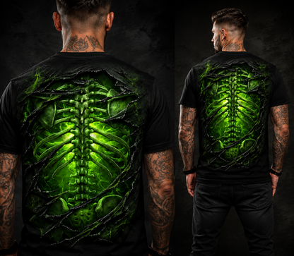 3D Skeleton T-Shirt - SHIRT FOR MEN - LUNA00 (SKU3D2608-234)