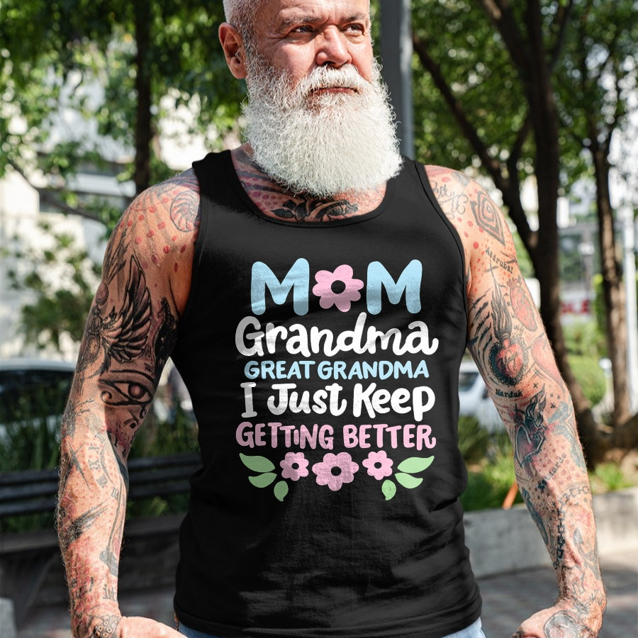 Best Grandma Shirt, Proud Grandma Unisex T-Shirt/Hoodie/Sweatshirt HLT00 - Great Grandma Great Grandmother T-Shirt (1)