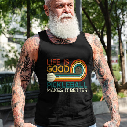 Best Grandma Shirt, Proud Grandma Unisex T-Shirt/Hoodie/Sweatshirt HLT00 - Funny Life is Good, Pickleball Makes it Better T-Shirt