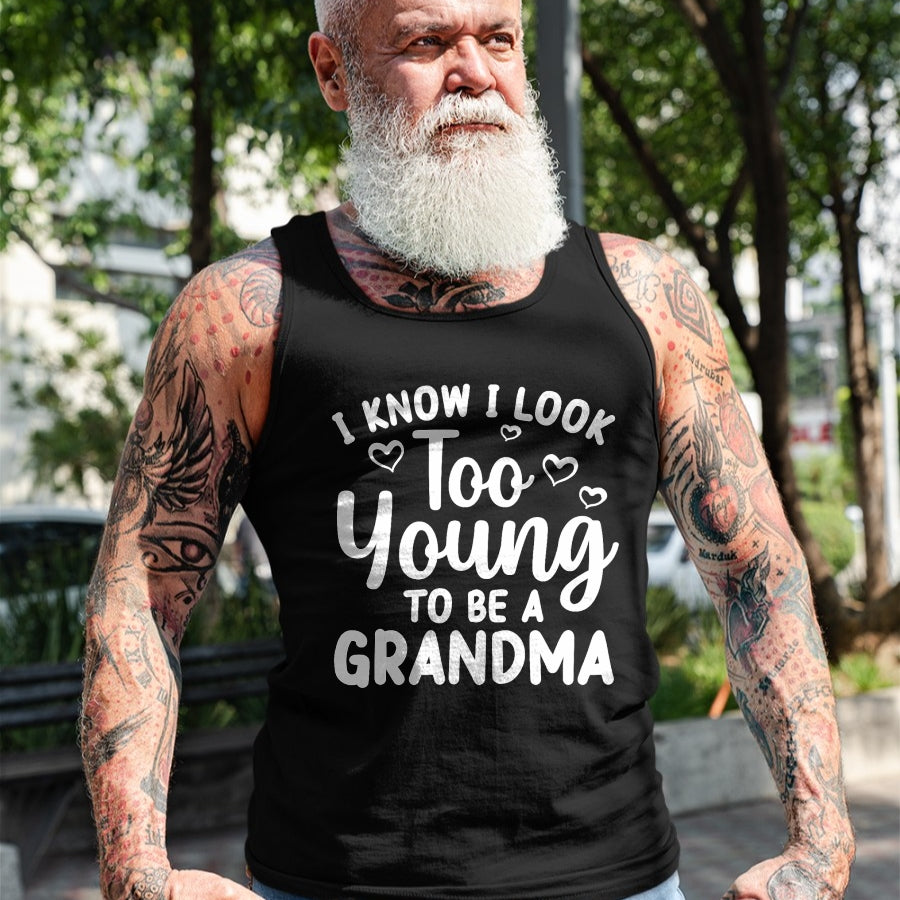 Best Grandma Shirt, Proud Grandma Unisex T-Shirt/Hoodie/Sweatshirt HLT00 - Funny Grandma To Be Art For Grandmother Grammy Women Grandma T-Shirt (1)