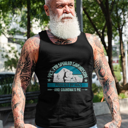 Best Grandma Shirt, Proud Grandma Unisex T-Shirt/Hoodie/Sweatshirt HLT00 - Favorite Spoiled Grandson T-Shirt