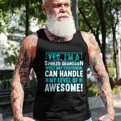 Best Grandma Shirt, Proud Grandma Unisex T-Shirt/Hoodie/Sweatshirt HLT00 - Grandma Spoiled Grandson Grandparents T-Shirt
