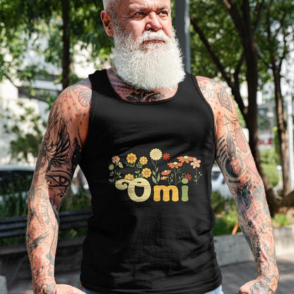 Best Grandma Shirt, Proud Grandma Unisex T-Shirt/Hoodie/Sweatshirt HLT00 - Groovy Omi Grandmother Flowers Omi Grandma T-Shirt