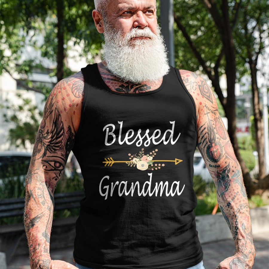 Best Grandma Shirt, Proud Grandma Unisex T-Shirt/Hoodie/Sweatshirt HLT00 - Blessed Grandma Shirt For Women Cute Mothers Day Gifts T-Shirt